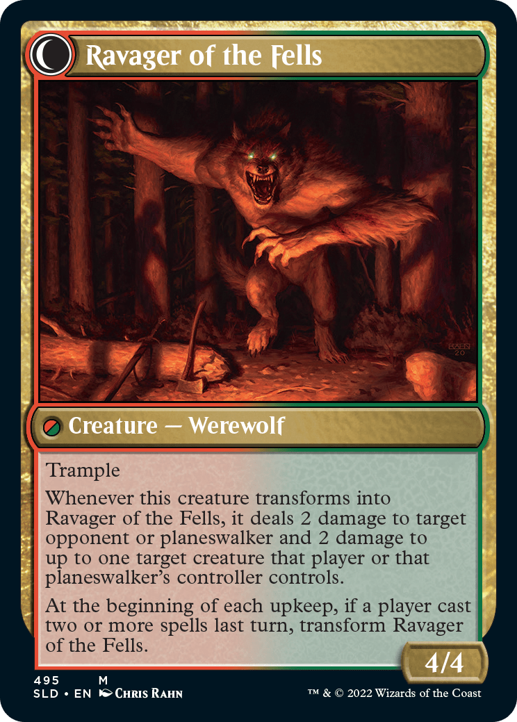 Huntmaster of the Fells // Ravager of the Fells [Secret Lair Drop Series] MTG Single Magic: The Gathering  | Multizone: Comics And Games