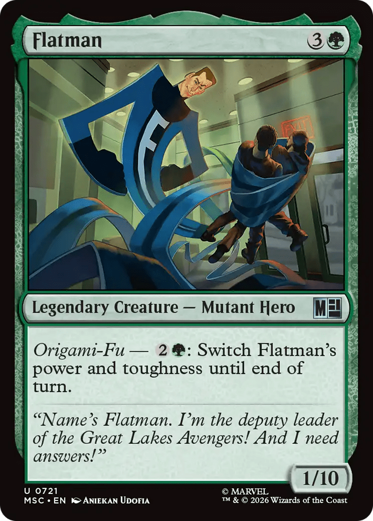 Flatman [Marvel Super Heroes Commander] MTG Single Magic: The Gathering  | Multizone: Comics And Games