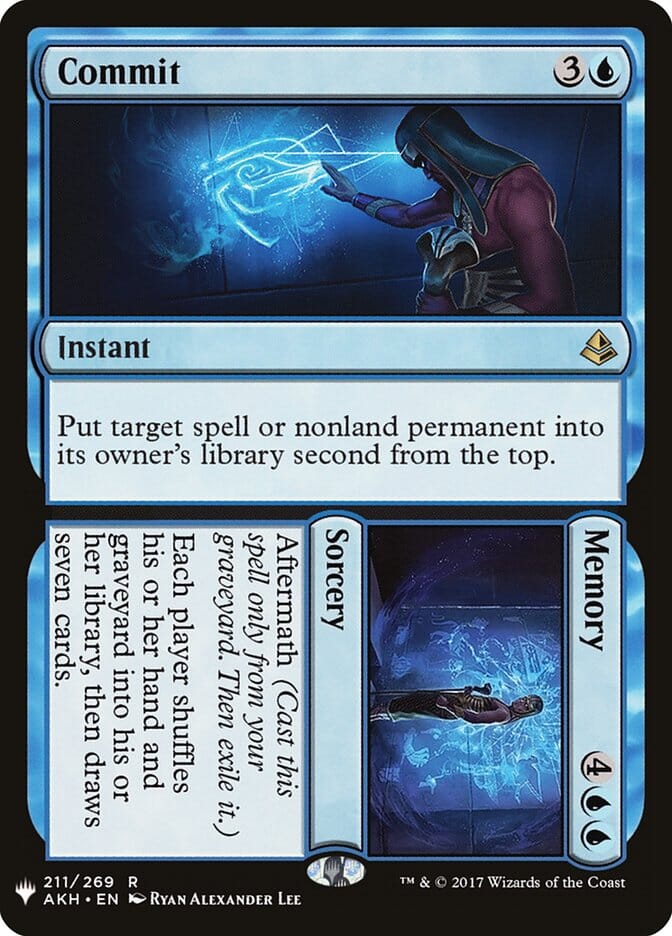 Commit // Memory [The List] MTG Single Magic: The Gathering  | Multizone: Comics And Games