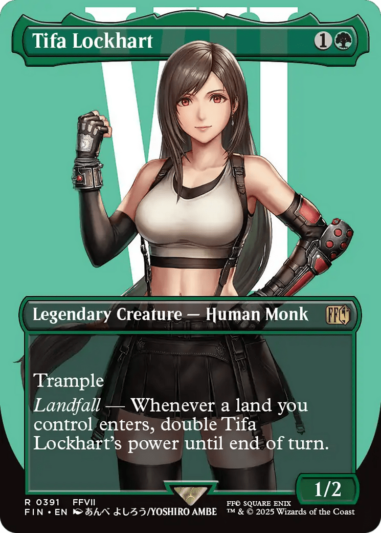 Tifa Lockhart (Borderless) [FINAL FANTASY] MTG Single Magic: The Gathering  | Multizone: Comics And Games