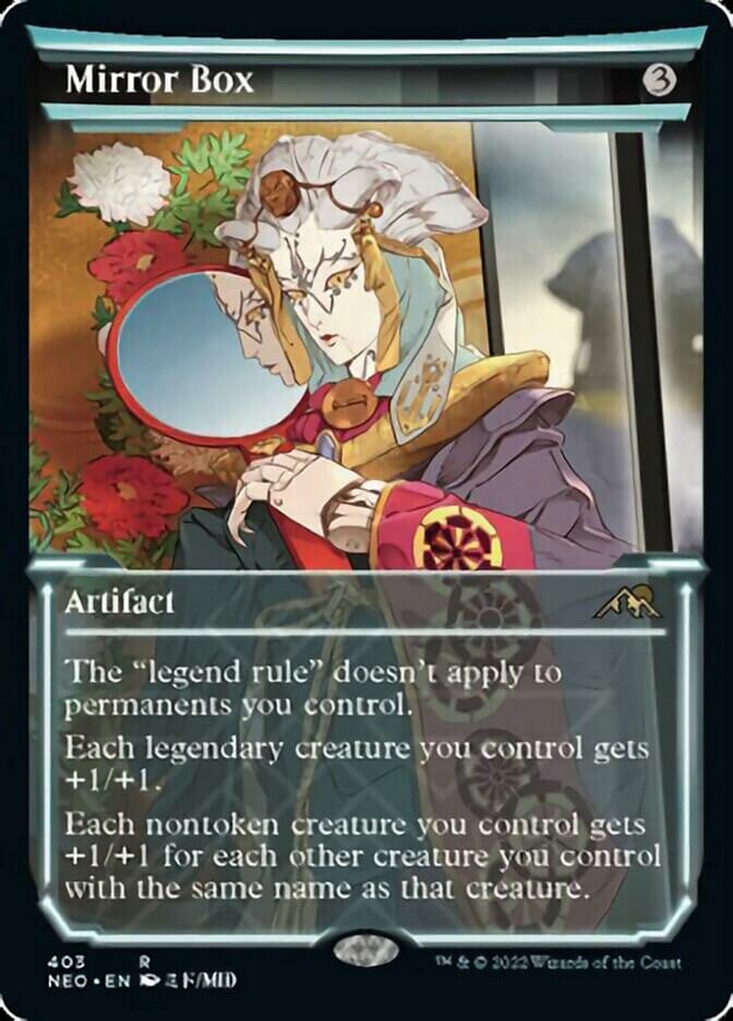 Mirror Box (Showcase Soft Glow) [Kamigawa: Neon Dynasty] MTG Single Magic: The Gathering  | Multizone: Comics And Games