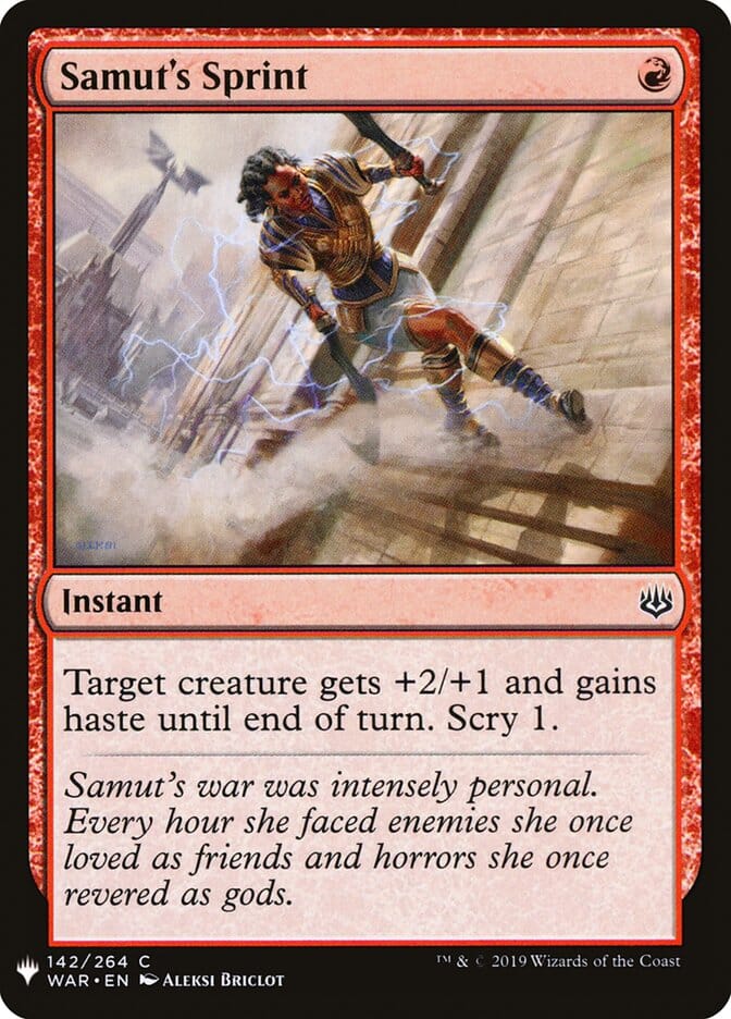 Samut's Sprint [Mystery Booster] MTG Single Magic: The Gathering  | Multizone: Comics And Games