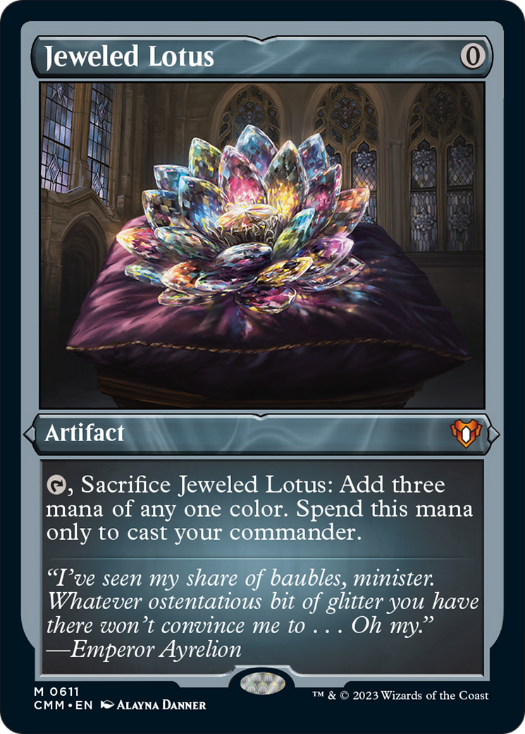 Jeweled Lotus (Foil Etched) [Commander Masters] | Multizone: Comics And Games