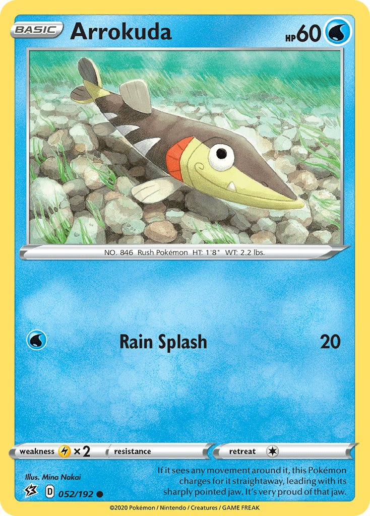 Arrokuda (052/192) [Sword & Shield: Rebel Clash] Pokemon Single Pokémon  | Multizone: Comics And Games