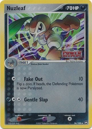 Nuzleaf (36/108) (Stamped) [EX: Power Keepers] Pokemon Single Pokémon  | Multizone: Comics And Games