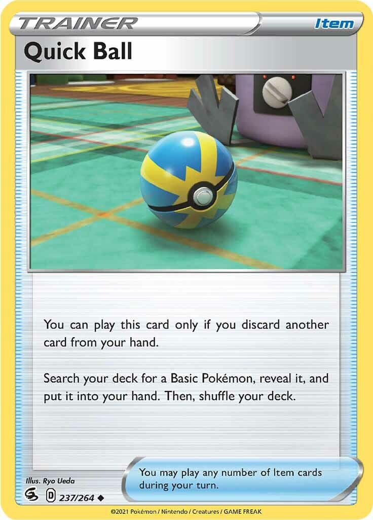 Quick Ball (237/264) [Sword & Shield: Fusion Strike] Pokemon Single Pokémon  | Multizone: Comics And Games
