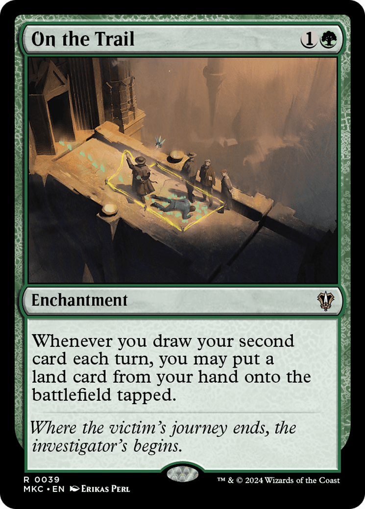 On the Trail [Murders at Karlov Manor Commander] MTG Single Magic: The Gathering  | Multizone: Comics And Games