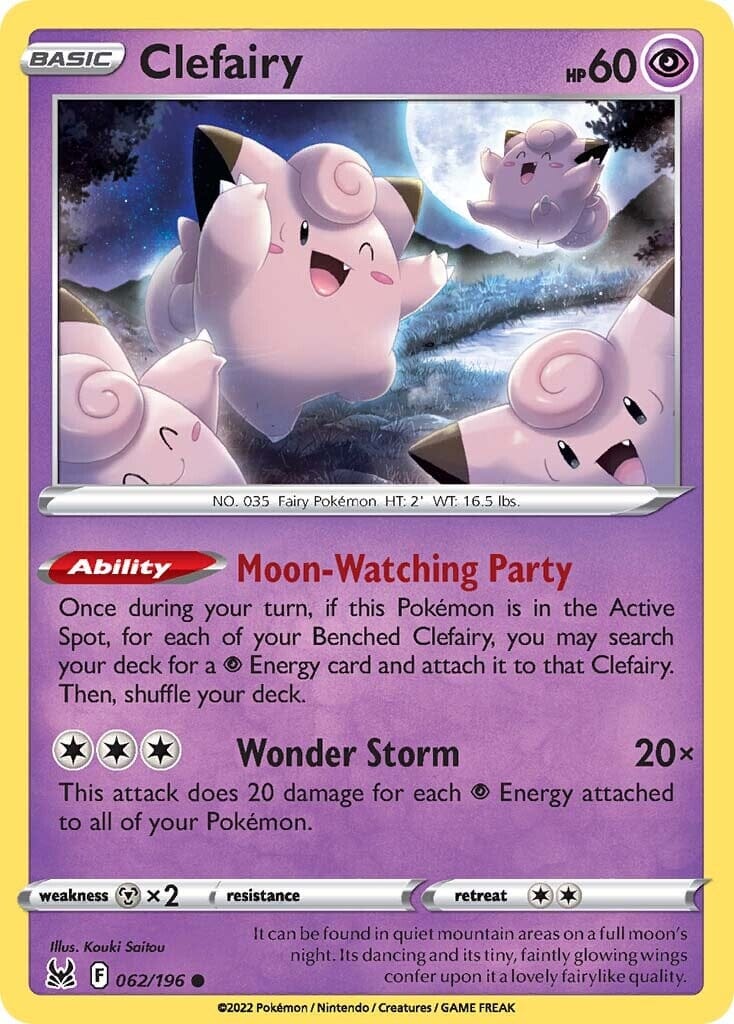 Clefairy (062/196) [Sword & Shield: Lost Origin] Pokemon Single Pokémon  | Multizone: Comics And Games