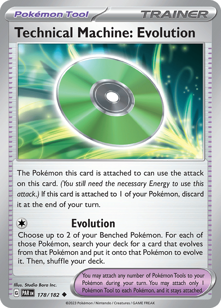 Technical Machine: Evolution (178/182) [Scarlet & Violet: Paradox Rift] Pokemon Single Pokémon  | Multizone: Comics And Games