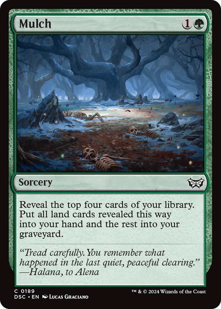 Mulch [Duskmourn: House of Horror Commander] MTG Single Magic: The Gathering  | Multizone: Comics And Games