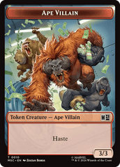 Shapeshifter // Ape Villain Double-Sided Token [Marvel Super Heroes Commander Tokens] MTG Single Magic: The Gathering  | Multizone: Comics And Games