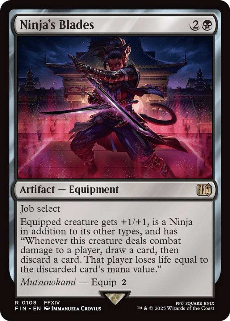 Ninja's Blades [FINAL FANTASY] MTG Single Magic: The Gathering  | Multizone: Comics And Games