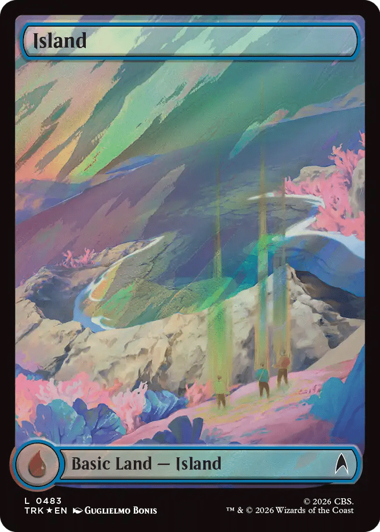 Island (0483) (Surge Foil) [Star Trek] MTG Single Magic: The Gathering  | Multizone: Comics And Games