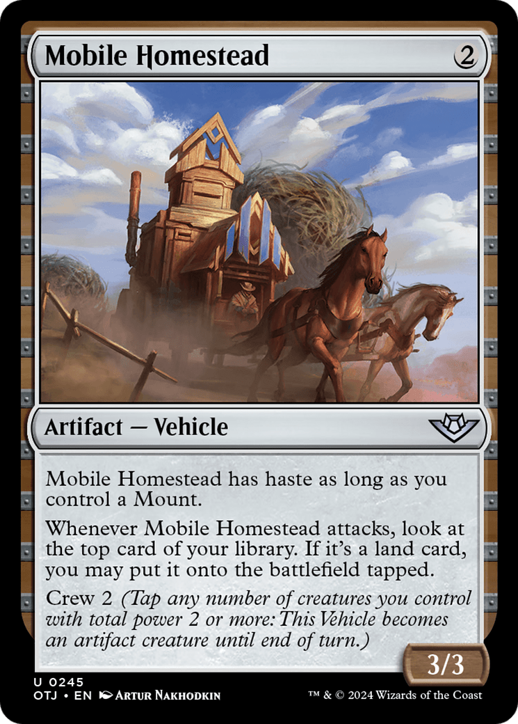 Mobile Homestead [Outlaws of Thunder Junction] MTG Single Magic: The Gathering  | Multizone: Comics And Games