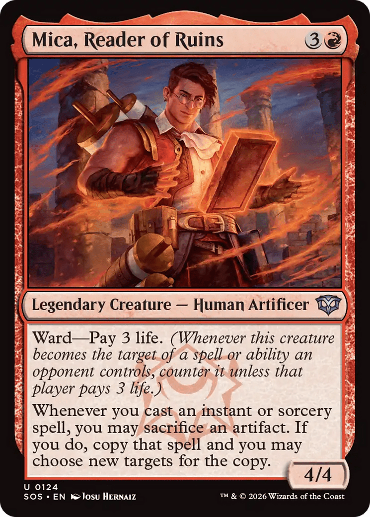 Mica, Reader of Ruins [Secrets of Strixhaven] MTG Single Magic: The Gathering  | Multizone: Comics And Games
