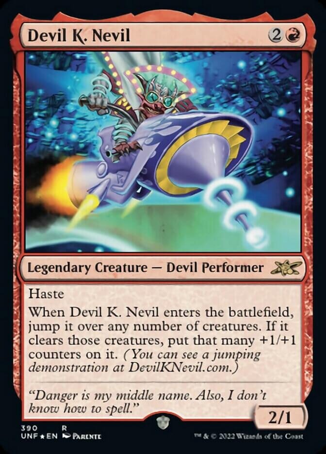 Devil K. Nevil (Galaxy Foil) [Unfinity] MTG Single Magic: The Gathering  | Multizone: Comics And Games