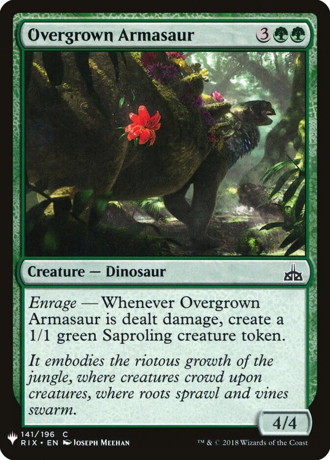 Overgrown Armasaur [Mystery Booster] MTG Single Magic: The Gathering  | Multizone: Comics And Games