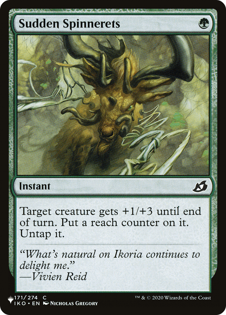 Sudden Spinnerets [The List] MTG Single Magic: The Gathering  | Multizone: Comics And Games