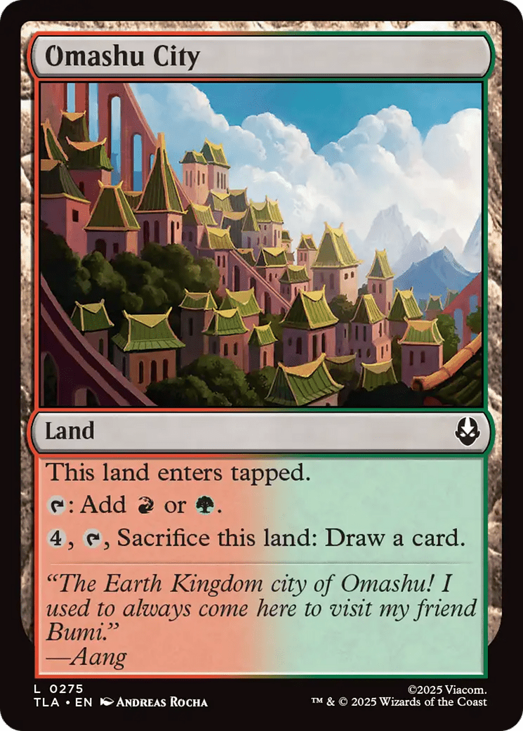 Omashu City [Avatar: The Last Airbender] MTG Single Magic: The Gathering  | Multizone: Comics And Games