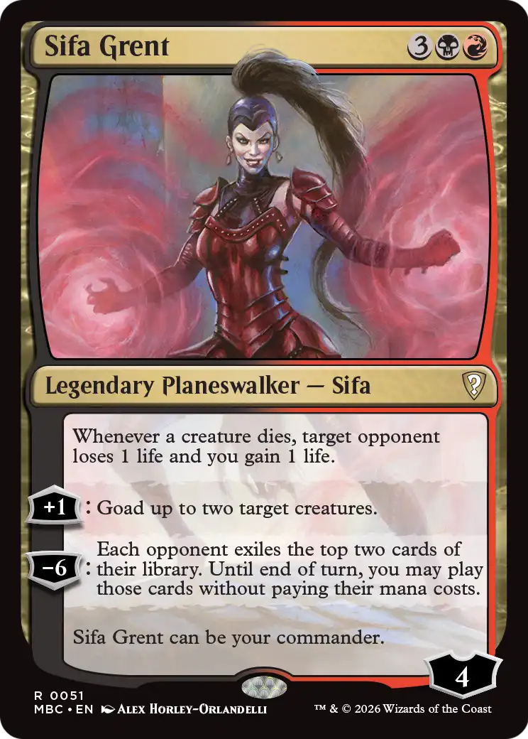 Sifa Grent [Mystery Booster: Commander Edition] | Multizone: Comics And Games