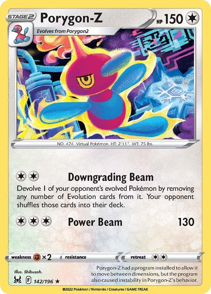 Porygon-Z (142/196) [Sword & Shield: Lost Origin] Pokemon Single Pokémon  | Multizone: Comics And Games
