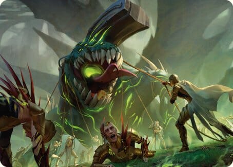 Noxious Assault Art Card [Phyrexia: All Will Be One Art Series] MTG Single Magic: The Gathering  | Multizone: Comics And Games