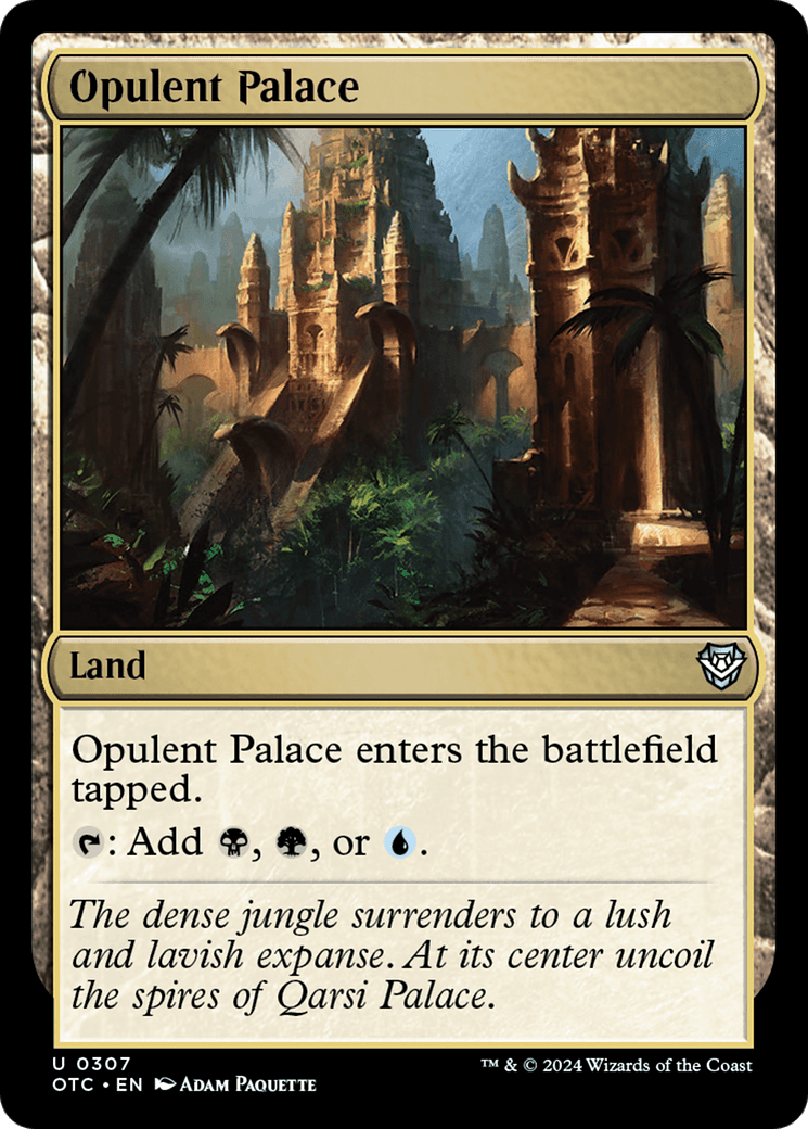 Opulent Palace [Outlaws of Thunder Junction Commander] MTG Single Magic: The Gathering  | Multizone: Comics And Games