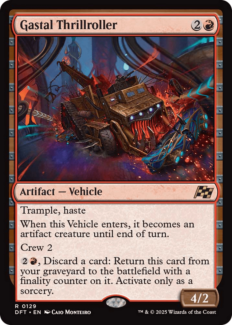 Gastal Thrillroller [Aetherdrift] MTG Single Magic: The Gathering  | Multizone: Comics And Games