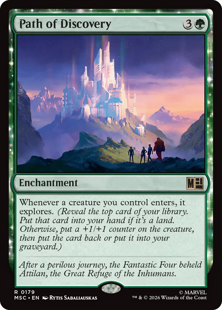 Path of Discovery [Marvel Super Heroes Commander] MTG Single Magic: The Gathering  | Multizone: Comics And Games