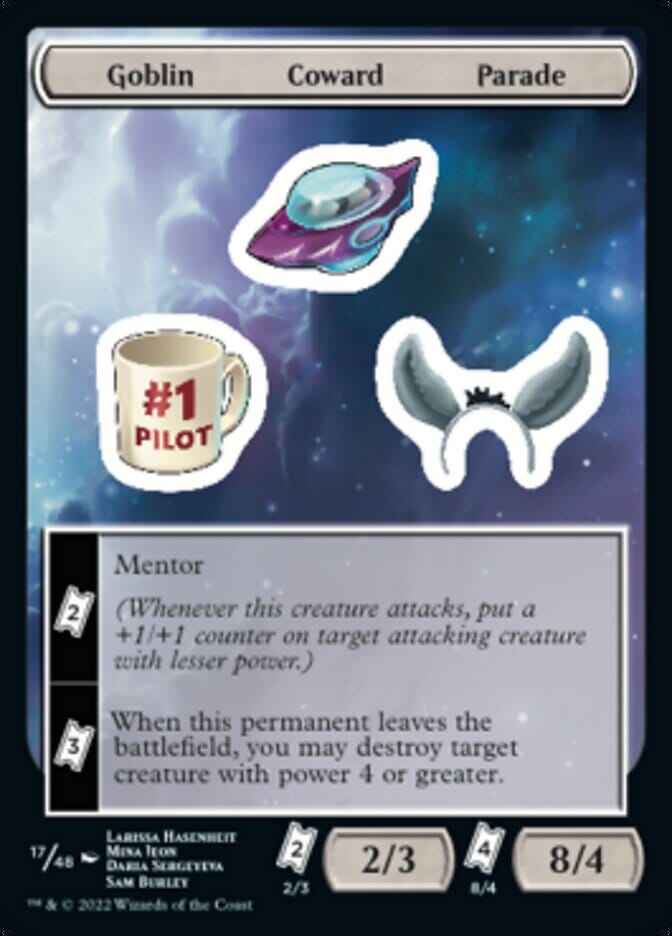 Goblin Coward Parade [Unfinity Stickers] MTG Single Magic: The Gathering  | Multizone: Comics And Games