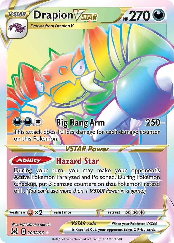 Drapion VSTAR (200/196) [Sword & Shield: Lost Origin] Pokemon Single Pokémon  | Multizone: Comics And Games