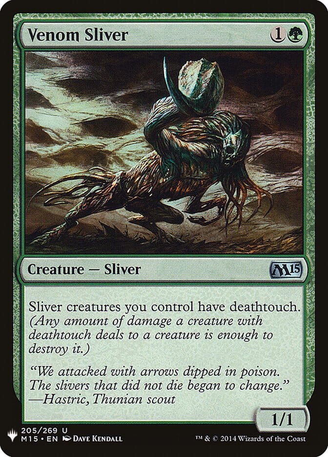 Venom Sliver [Mystery Booster] MTG Single Magic: The Gathering  | Multizone: Comics And Games