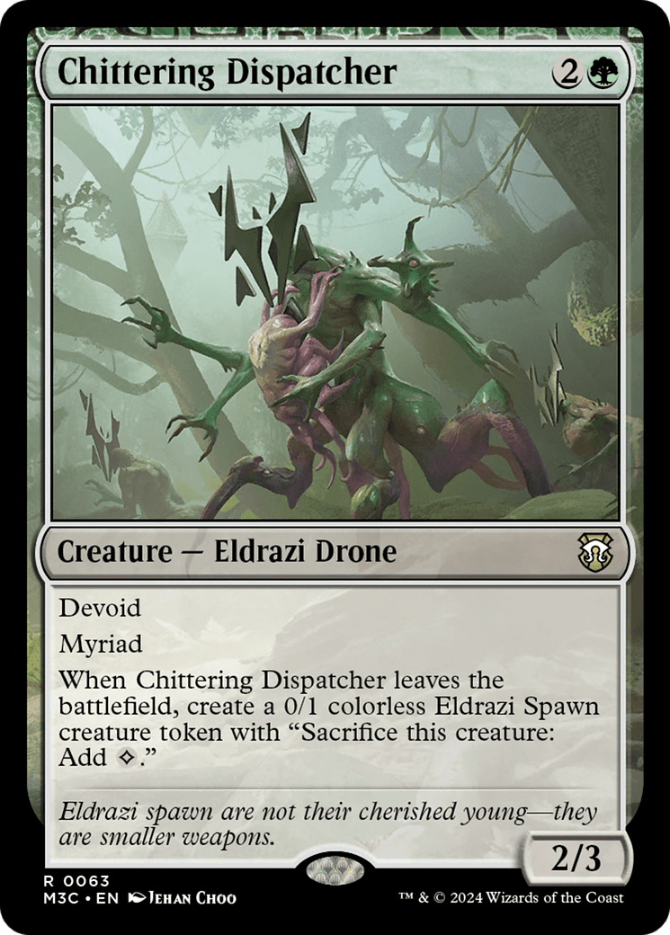 Chittering Dispatcher (Ripple Foil) [Modern Horizons 3 Commander] MTG Single Magic: The Gathering  | Multizone: Comics And Games