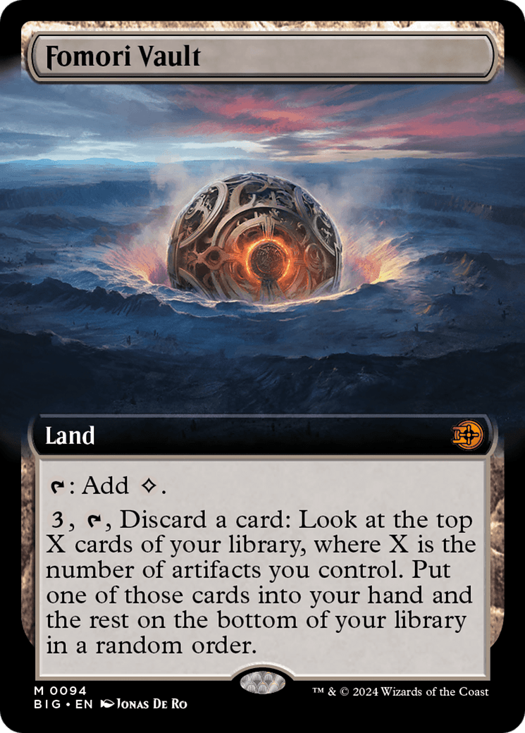 Fomori Vault (Extended Art) [Outlaws of Thunder Junction: The Big Score] MTG Single Magic: The Gathering  | Multizone: Comics And Games