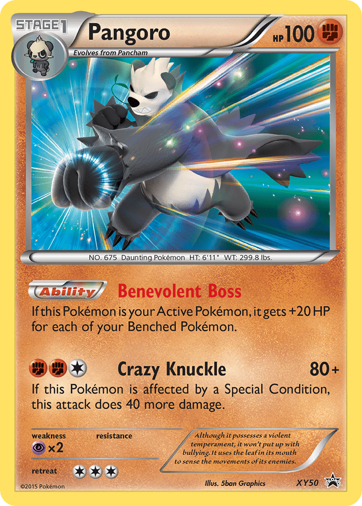 Pangoro (XY50) [XY: Black Star Promos] Pokemon Single Pokémon  | Multizone: Comics And Games