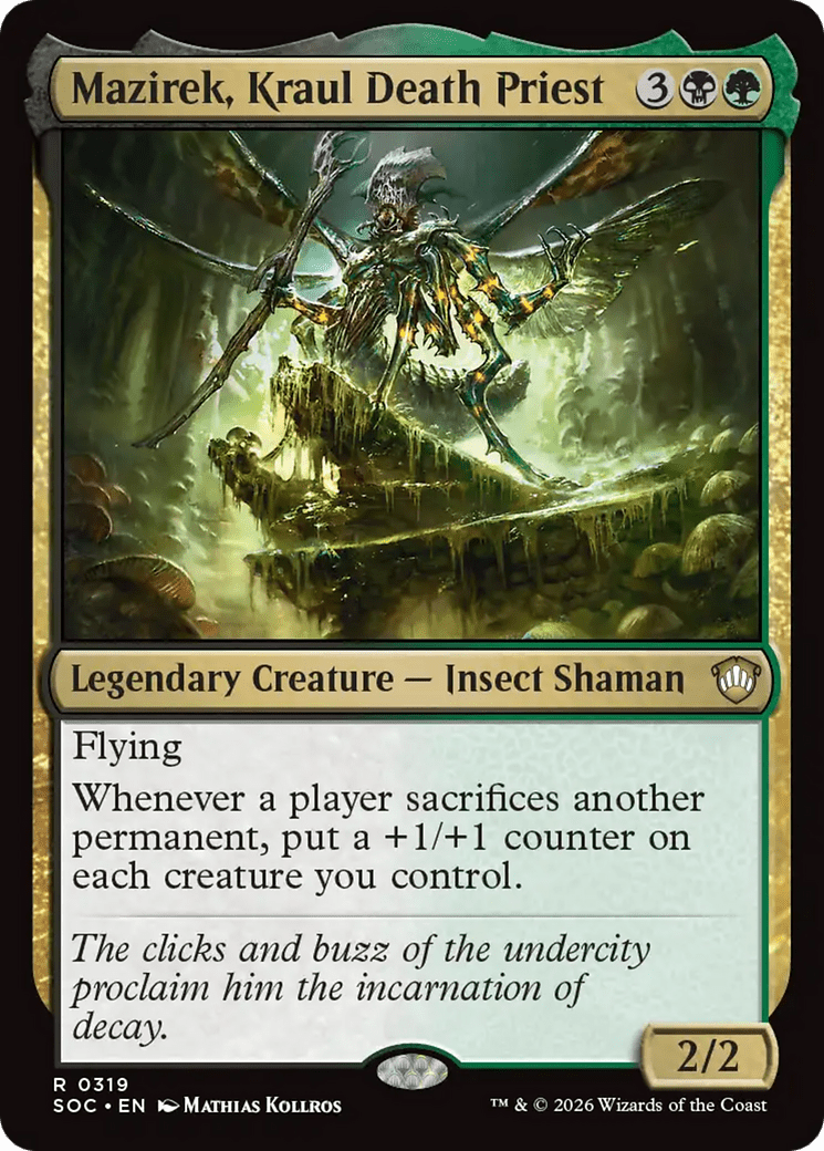 Mazirek, Kraul Death Priest [Secrets of Strixhaven Commander] MTG Single Magic: The Gathering  | Multizone: Comics And Games