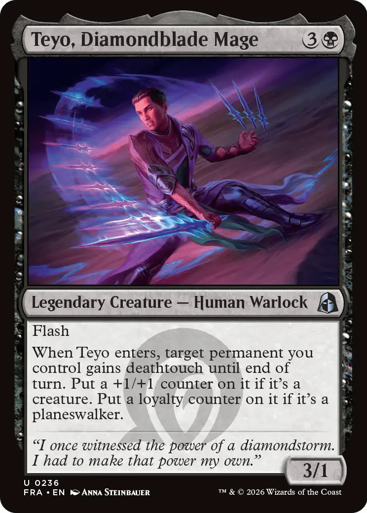 Teyo, Diamondblade Mage [Reality Fracture] MTG Single Magic: The Gathering  | Multizone: Comics And Games