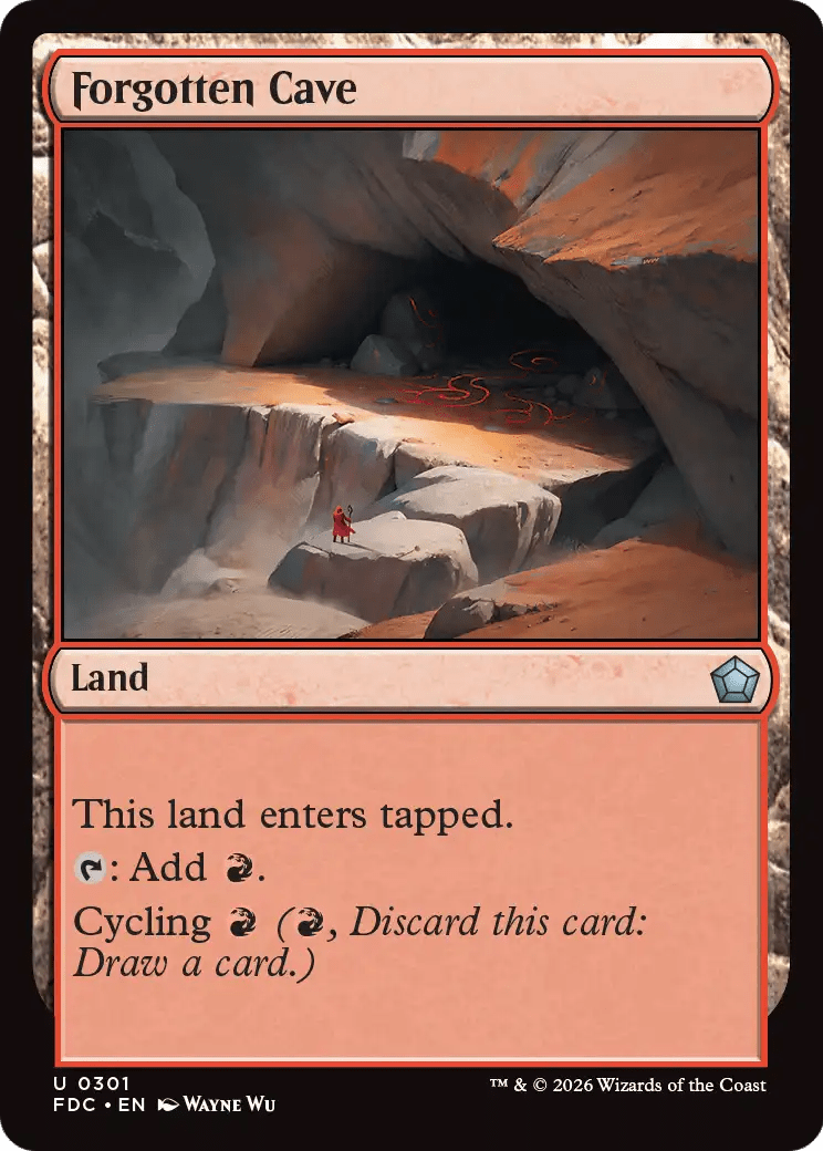 Forgotten Cave [Foundations Commander] MTG Single Magic: The Gathering  | Multizone: Comics And Games