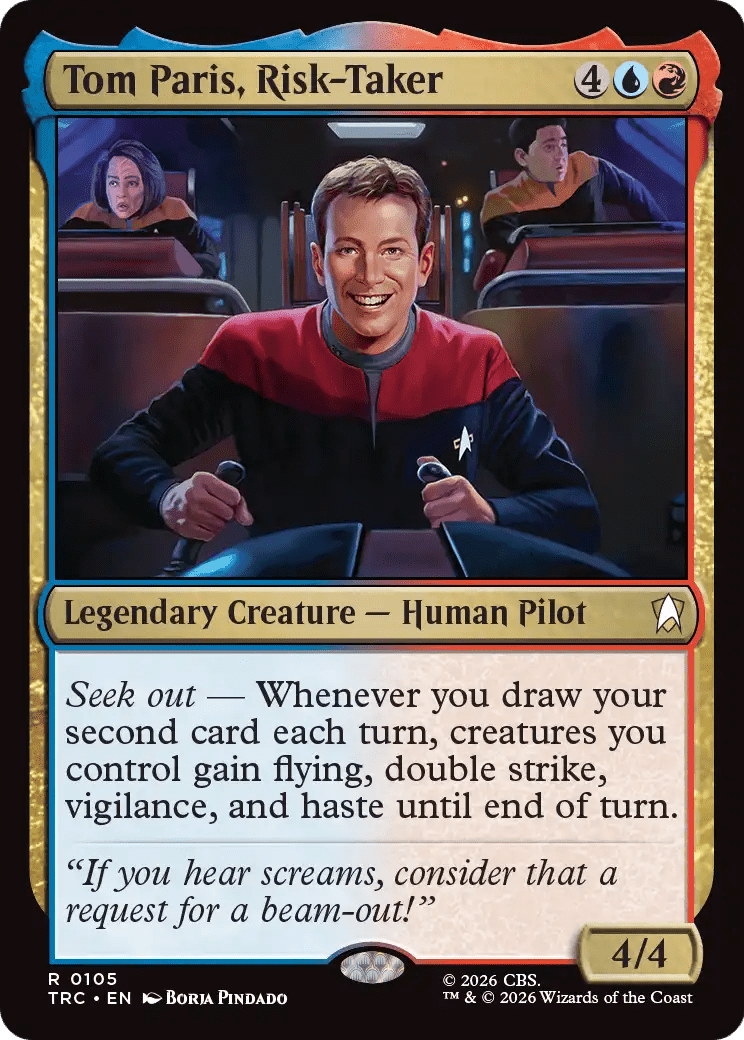 Tom Paris, Risk-Taker [Star Trek Commander] MTG Single Magic: The Gathering  | Multizone: Comics And Games