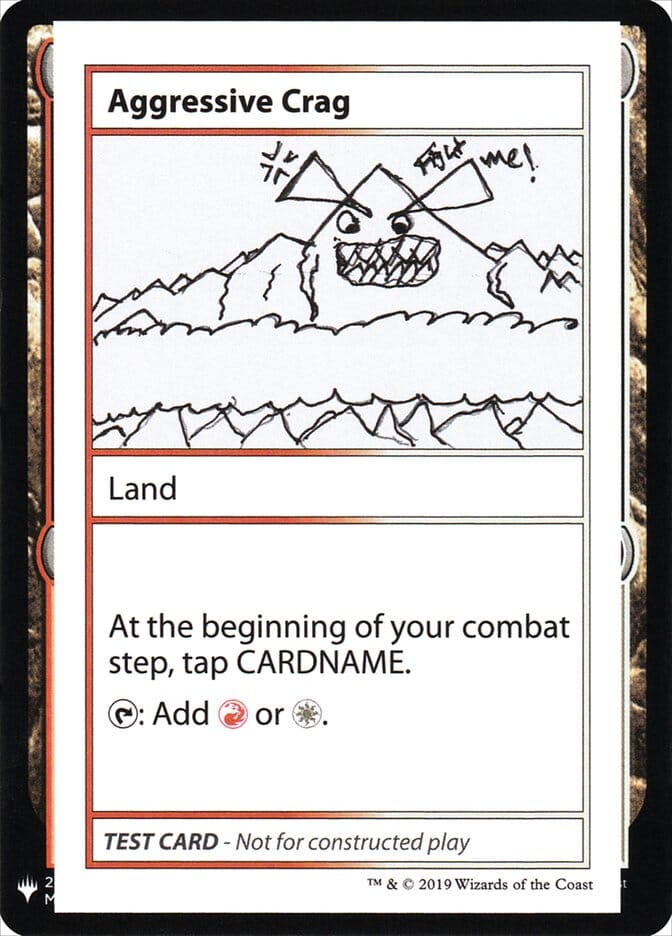 Aggressive Crag [Mystery Booster Playtest Cards] MTG Single Magic: The Gathering  | Multizone: Comics And Games