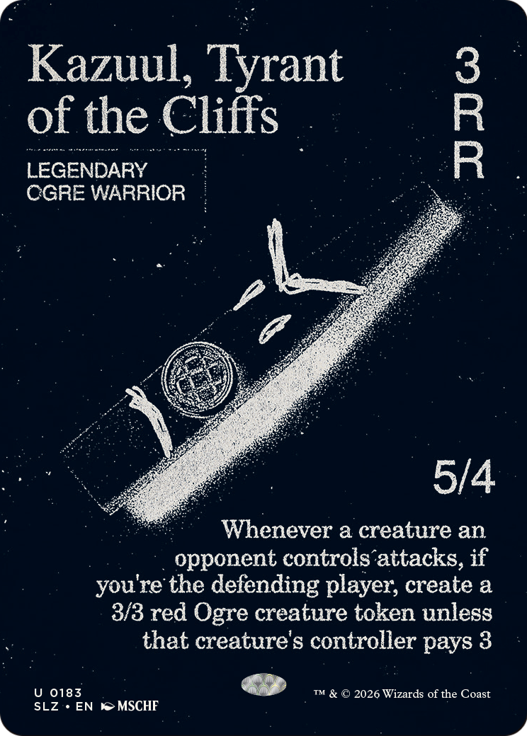 Kazuul, Tyrant of the Cliffs (0183) [Secret Lair x MSCHF: The Zeta Set] | Multizone: Comics And Games