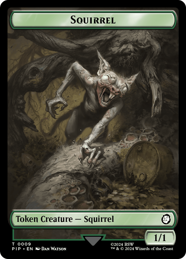 Food (013) // Squirrel Double-Sided Token [Fallout Tokens] MTG Single Magic: The Gathering  | Multizone: Comics And Games