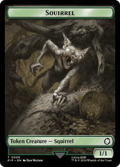 Radiation // Squirrel Double-Sided Token [Fallout Tokens] MTG Single Magic: The Gathering  | Multizone: Comics And Games