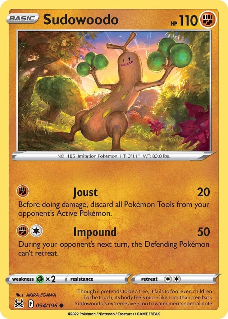 Sudowoodo (094/196) [Sword & Shield: Lost Origin] Pokemon Single Pokémon  | Multizone: Comics And Games