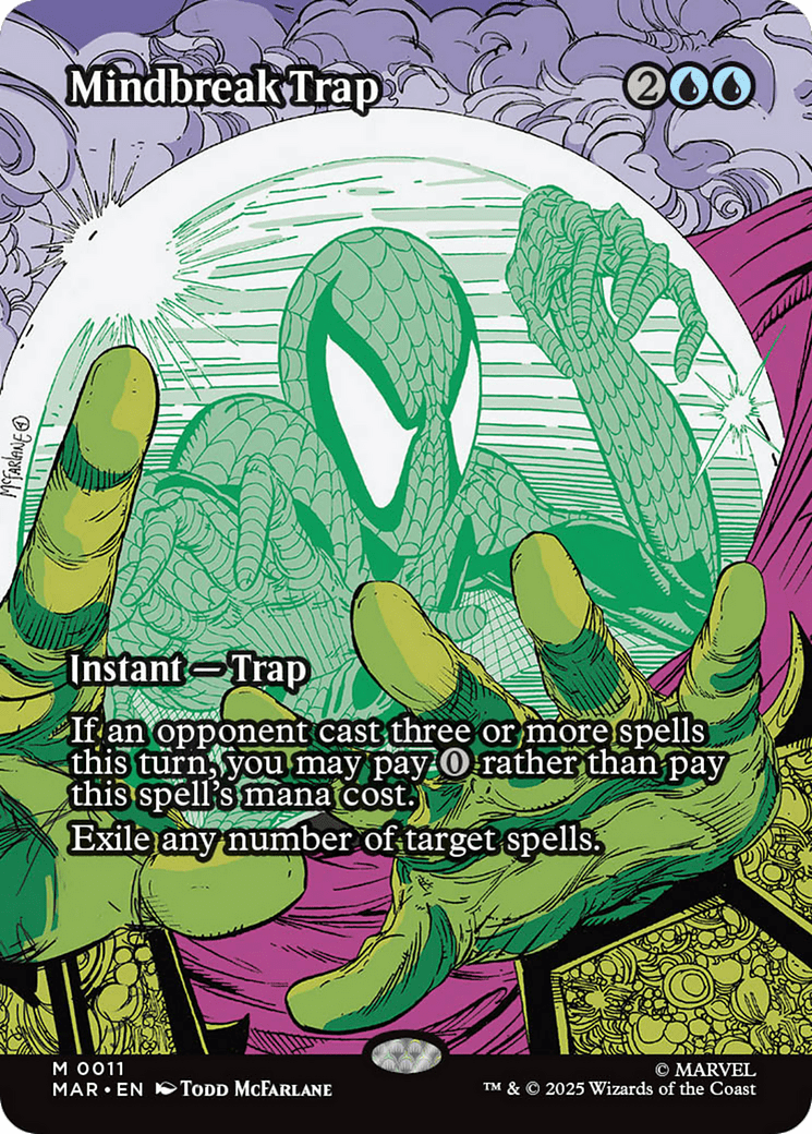 Mindbreak Trap (Borderless) [Marvel Universe: Eternal-Legal] MTG Single Magic: The Gathering  | Multizone: Comics And Games