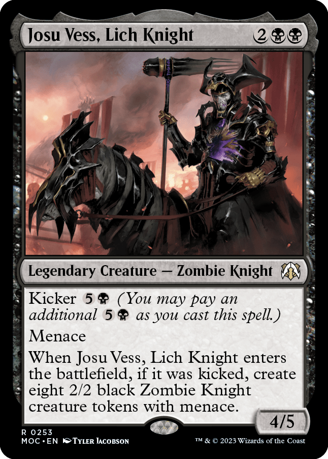 Josu Vess, Lich Knight [March of the Machine Commander] | Multizone: Comics And Games