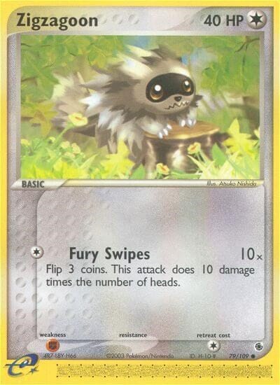 Zigzagoon (79/109) [EX: Ruby & Sapphire] Pokemon Single Pokémon  | Multizone: Comics And Games