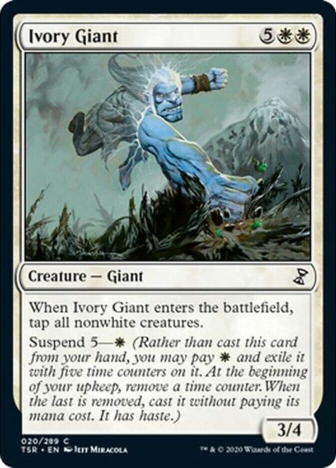 Ivory Giant [Time Spiral Remastered] MTG Single Magic: The Gathering  | Multizone: Comics And Games