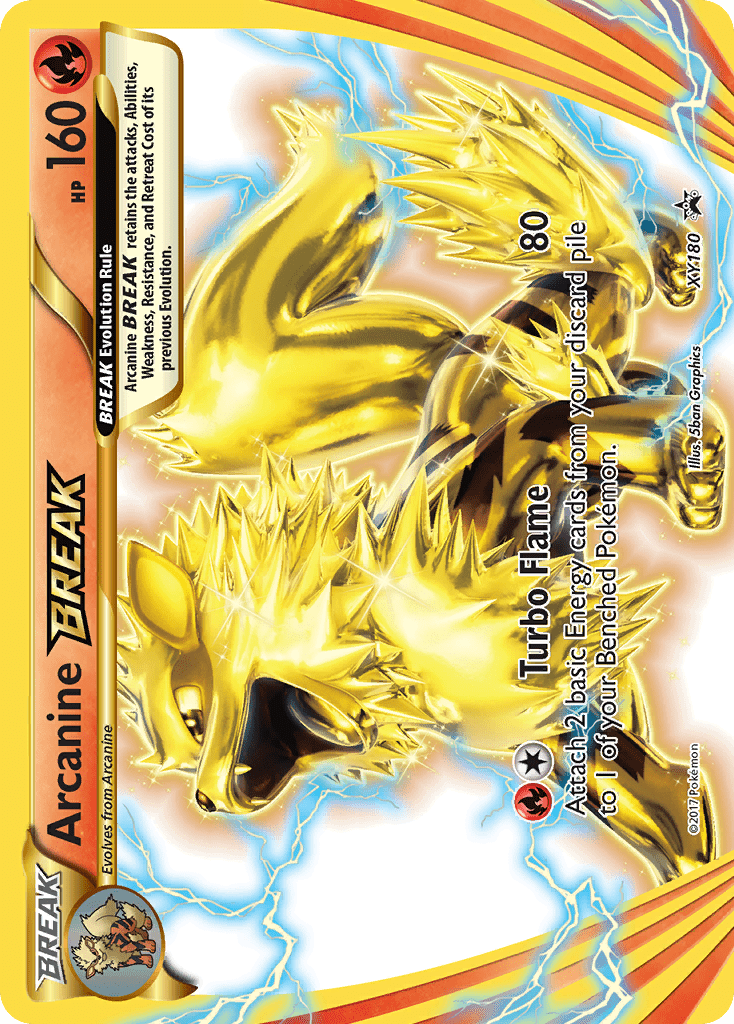 Arcanine BREAK (XY180) [XY: Black Star Promos] Pokemon Single Pokémon  | Multizone: Comics And Games