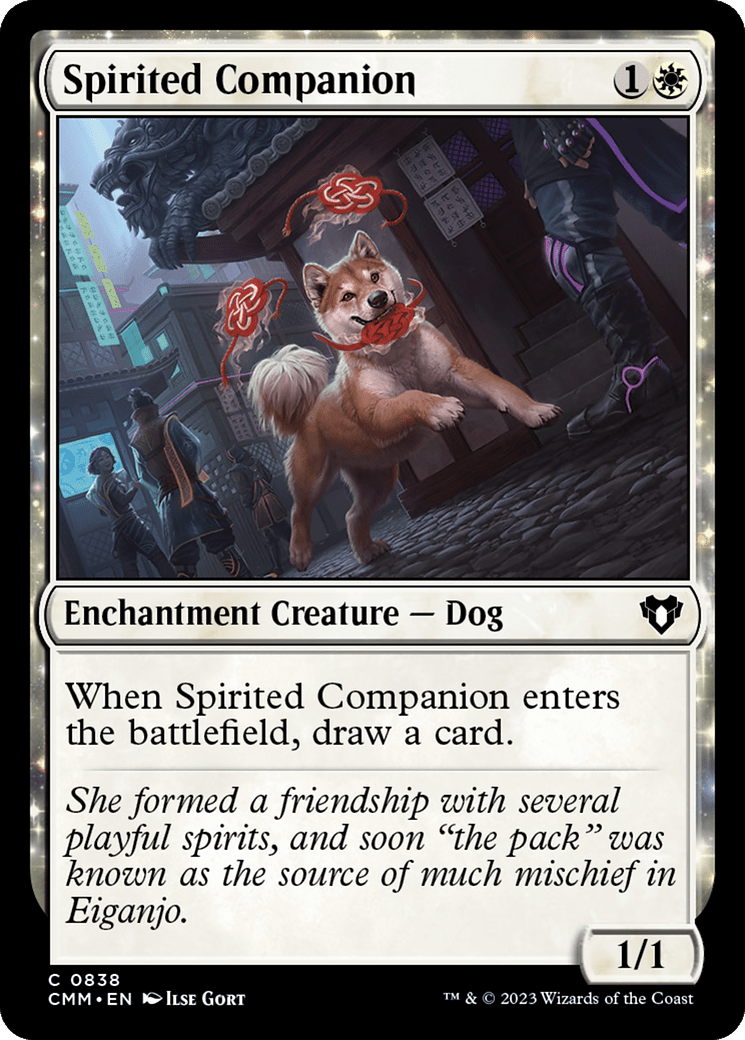 Spirited Companion [Commander Masters] MTG Single Magic: The Gathering  | Multizone: Comics And Games